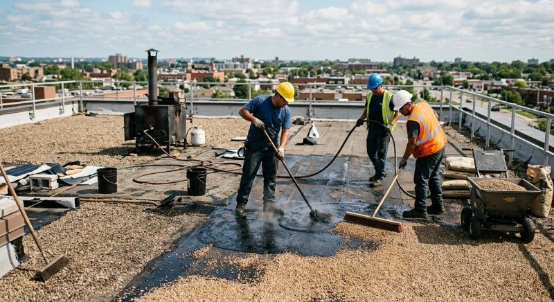 Tar And Gravel Roof Service